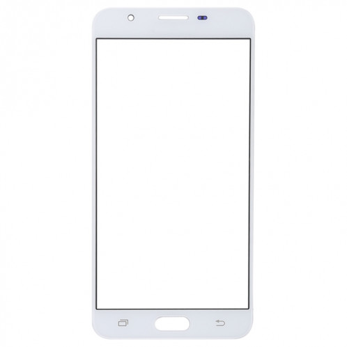 Pour Samsung Galaxy J7 Prime, On7 (2016), G610F, G610F/DS, G610F/DD, G610M, G610M/DS, G610Y/DS 10 lentilles extérieures en verre pour écran avant (blanc) SH26WL358-06