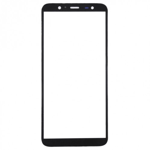 Pour Samsung Galaxy J8, J810F/DS, J810Y/DS, J810G/DS 10pcs lentille extérieure en verre d'écran avant (noir) SH538B1399-06