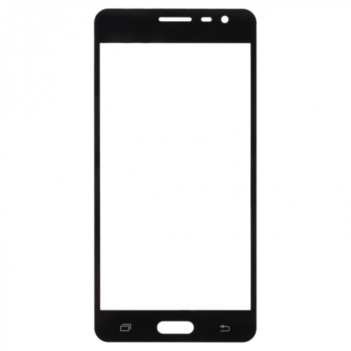 Pour Samsung Galaxy J3 Pro / J3110 10pcs Lentille en verre extérieure de l'écran avant (Noir) SH42BL331-06