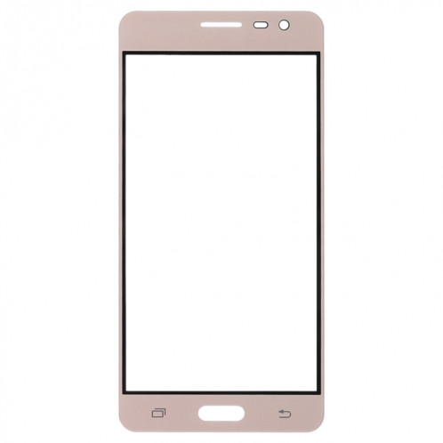 Pour Samsung Galaxy J3 Pro / J3110 10pcs Lentille en verre extérieure de l'écran avant (Or) SH42JL782-06