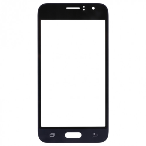 Pour Samsung Galaxy J1 (2016) / J120 10pcs Lentille en verre extérieure de l'écran avant (Noir) SH43BL889-06