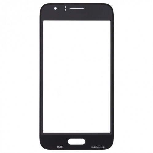 Pour Samsung Galaxy J1 (2016) / J120 10pcs Lentille en verre extérieure de l'écran avant (Noir) SH43BL889-06