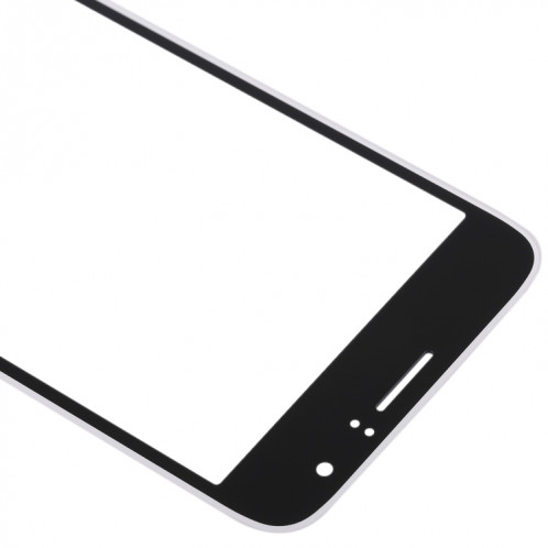 Pour Samsung Galaxy J1 (2016) / J120 10pcs Lentille en verre extérieure de l'écran avant (Blanc) SH43WL251-06