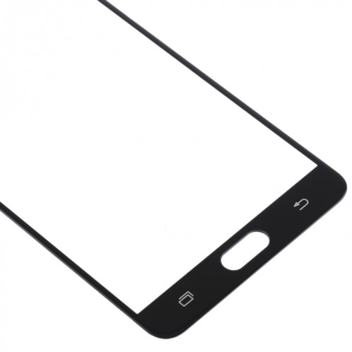 Pour Samsung Galaxy J7 Max 10pcs Lentille en verre extérieure de l'écran avant (Noir) SH45BL1007-06