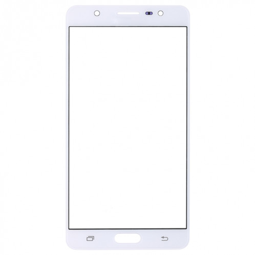 Pour Samsung Galaxy J7 Max 10pcs Lentille en verre extérieure de l'écran avant (Blanc) SH45WL1096-06