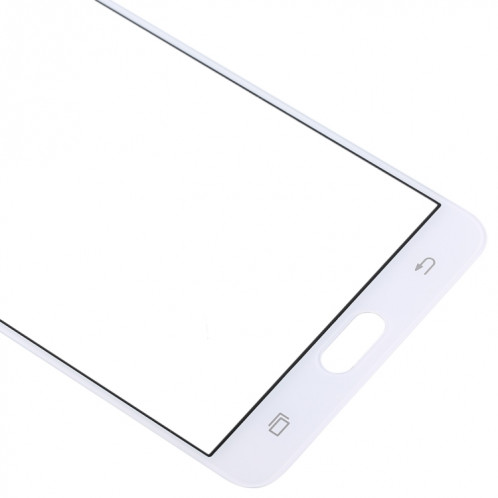 Pour Samsung Galaxy J7 Max 10pcs Lentille en verre extérieure de l'écran avant (Blanc) SH45WL1096-06