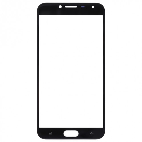 Pour Samsung Galaxy J4 (2018) 10pcs lentille extérieure en verre d'écran avant (noir) SH47BL370-06