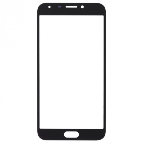 Pour Samsung Galaxy J4 (2018) 10pcs lentille extérieure en verre d'écran avant (noir) SH47BL370-06