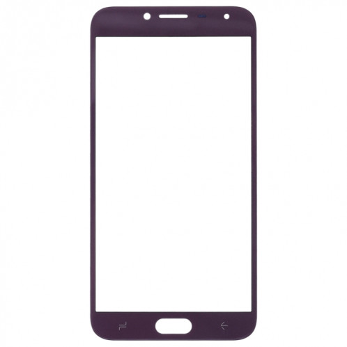 Pour Samsung Galaxy J4 (2018) 10pcs Lentille en verre extérieure de l'écran avant (Violet) SH47PL377-06