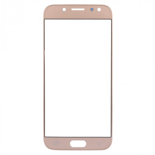 Pour Samsung Galaxy J7 (2017) / J730 10pcs lentille extérieure en verre d'écran avant (or) SH51JL79-06