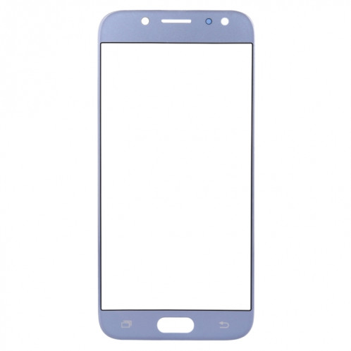 Pour Samsung Galaxy J7 (2017) / J730 10pcs Lentille en verre extérieure de l'écran avant (Bleu) SH51LL1658-06