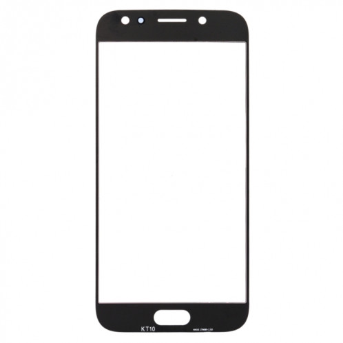 Pour Samsung Galaxy J7 (2017) / J730 10pcs Lentille en verre extérieure de l'écran avant (or rose) SH1RGL130-06