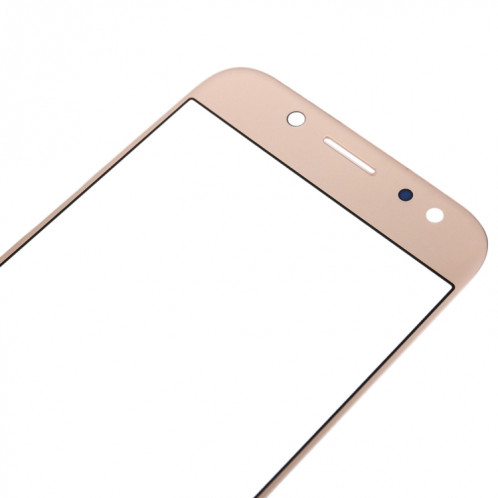 Pour Samsung Galaxy J5 (2017) / J530 10pcs lentille extérieure en verre d'écran avant (or) SH52JL898-06