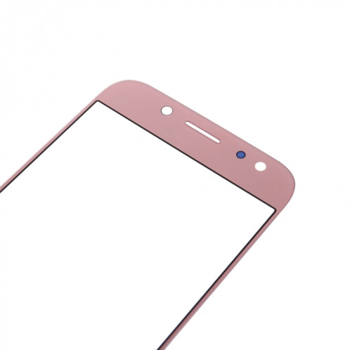 Pour Samsung Galaxy J5 (2017) / J530 10pcs lentille extérieure en verre d'écran avant (or rose) SH2RGL433-06