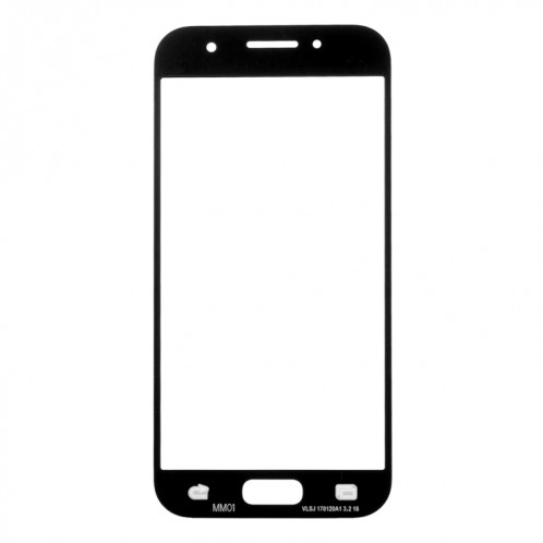Pour Samsung Galaxy A5 (2017) / A520 10pcs Lentille en verre extérieure de l'écran avant (Noir) SH59BL537-06
