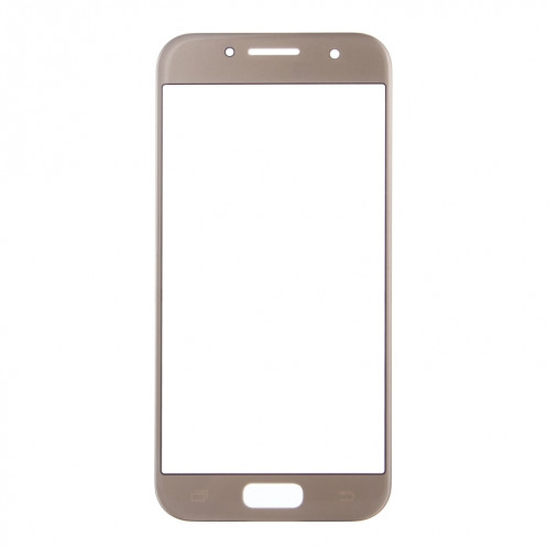 Pour Samsung Galaxy A5 (2017) / A520 10pcs Lentille en verre extérieure de l'écran avant (Or) SH59JL498-06