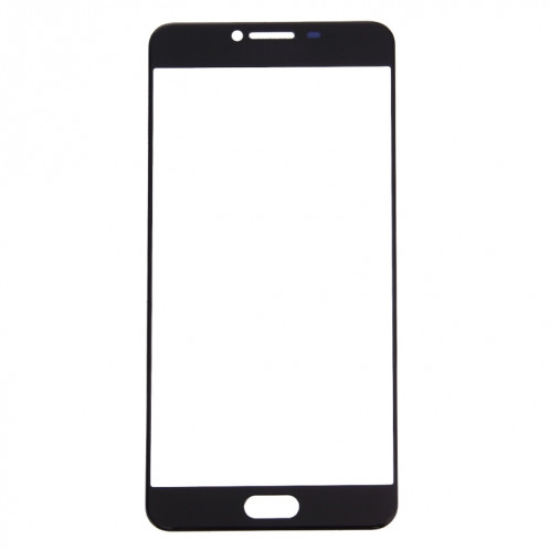 Pour Samsung Galaxy C5 10pcs Lentille en verre extérieure de l'écran avant (noir) SH61BL1057-06
