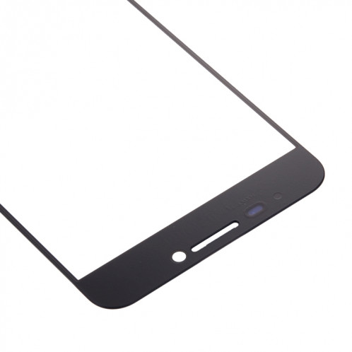 Pour Samsung Galaxy C5 10pcs Lentille en verre extérieure de l'écran avant (noir) SH61BL1057-06