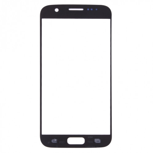 Pour Samsung Galaxy S7 / G930 10pcs lentille extérieure en verre pour écran avant (noir) SH64BL894-06
