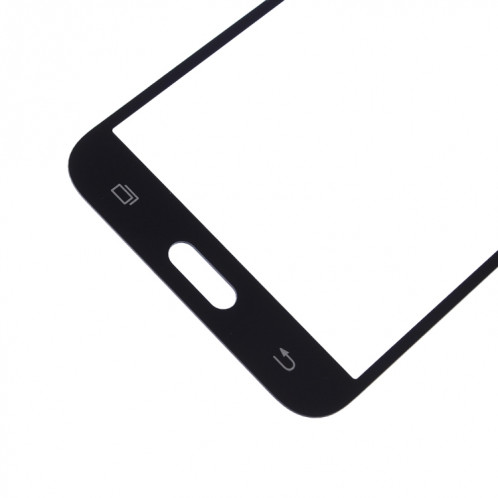 Pour Samsung Galaxy J7 / J700 10pcs Lentille en verre extérieure de l'écran avant (Noir) SH65BL641-06