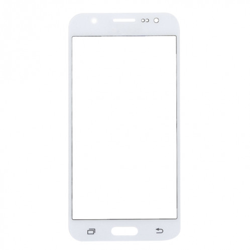 Pour Samsung Galaxy J7 / J700 10pcs Lentille en verre extérieure de l'écran avant (Blanc) SH65WL1486-06