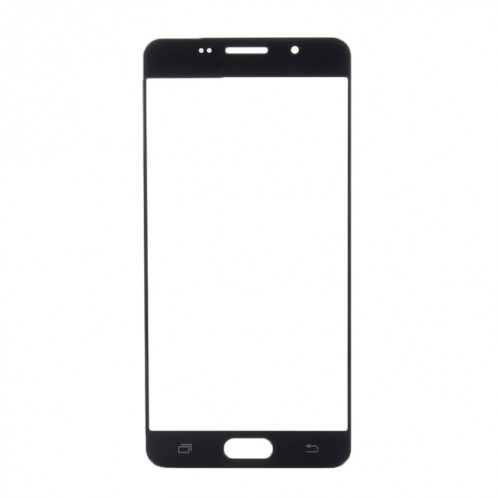 Pour Samsung Galaxy A7 (2016) / A710 10pcs Lentille en verre extérieure de l'écran avant (Noir) SH568B1771-05