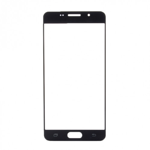 Pour Samsung Galaxy A7 (2016) / A710 10pcs Lentille en verre extérieure de l'écran avant (Noir) SH568B1771-05