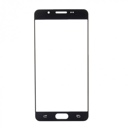 Pour Samsung Galaxy A7 (2016) / A710 10pcs Lentille en verre extérieure de l'écran avant (Noir) SH568B1771-05