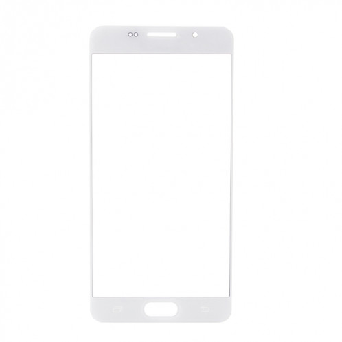 Pour Samsung Galaxy A7 (2016) / A710 10pcs Lentille en verre extérieure de l'écran avant (Blanc) SH568W1874-05