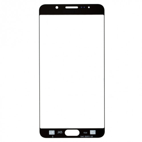 Pour Samsung Galaxy Note 5 10pcs Lentille en verre extérieure de l'écran avant (Blanc) SH570W482-06
