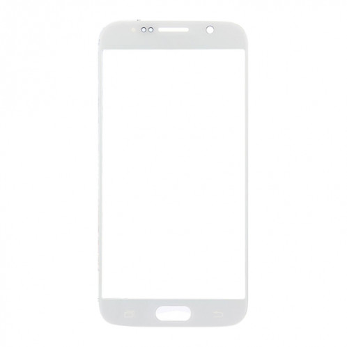 Pour Samsung Galaxy S6 / G920F 10pcs Lentille en verre extérieure de l'écran avant (Blanc) SH571W1133-05