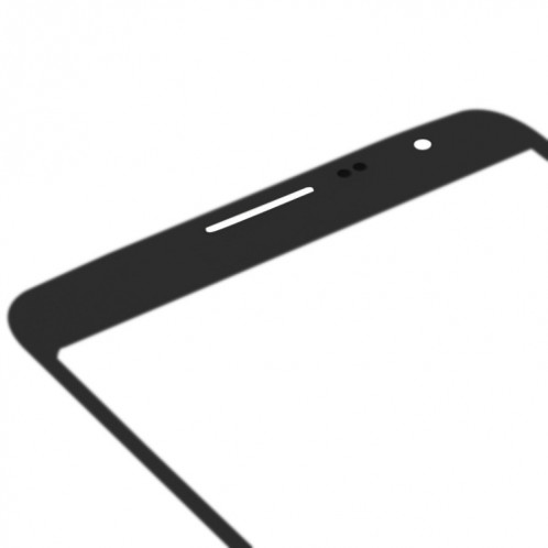 Pour Samsung Galaxy Note 4 / N910 10pcs Lentille en verre extérieure de l'écran avant (Noir) SH572B602-06