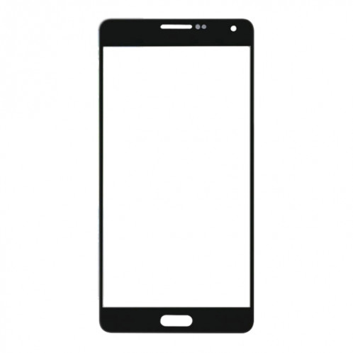 Pour Samsung Galaxy A7 (2015) 10pcs Lentille en verre extérieure de l'écran avant (Noir) SH573B251-05