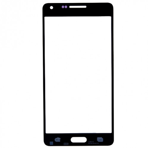 Pour Samsung Galaxy A5 / A500 10pcs Lentille en verre extérieure de l'écran avant (Noir) SH574B1199-06