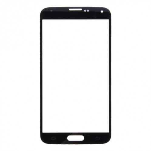 Pour Samsung Galaxy S5 / G900 10pcs lentille extérieure en verre d'écran avant (noir) SH577B57-06