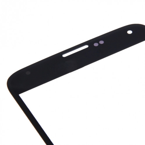 Pour Samsung Galaxy S5 / G900 10pcs lentille extérieure en verre d'écran avant (noir) SH577B57-06