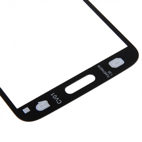 Pour Samsung Galaxy S5 / G900 10pcs lentille extérieure en verre d'écran avant (noir) SH577B57-06