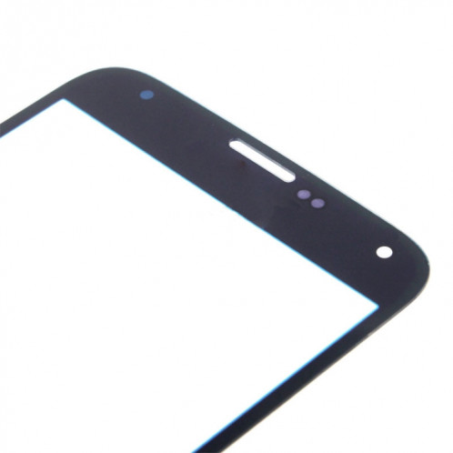 Pour Samsung Galaxy S5 / G900 10pcs Lentille en verre extérieure de l'écran avant (Bleu foncé) SH577D1927-06