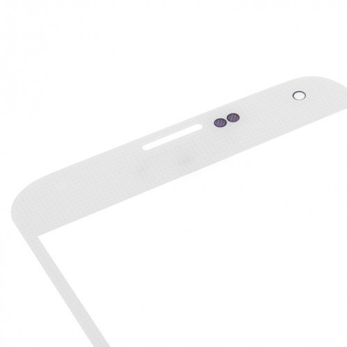 Pour Samsung Galaxy S5 / G900 10pcs Lentille en verre extérieure de l'écran avant (Blanc) SH577W1996-06