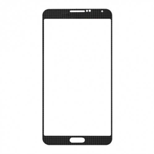 Pour Samsung Galaxy Note III / N9000 10pcs Lentille en verre extérieure de l'écran avant (Noir) SH578B451-05