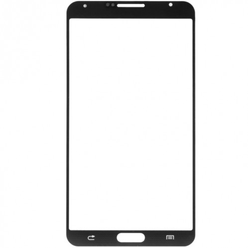 Pour Samsung Galaxy Note III / N9000 10pcs Lentille en verre extérieure de l'écran avant (Blanc) SH578W1210-05