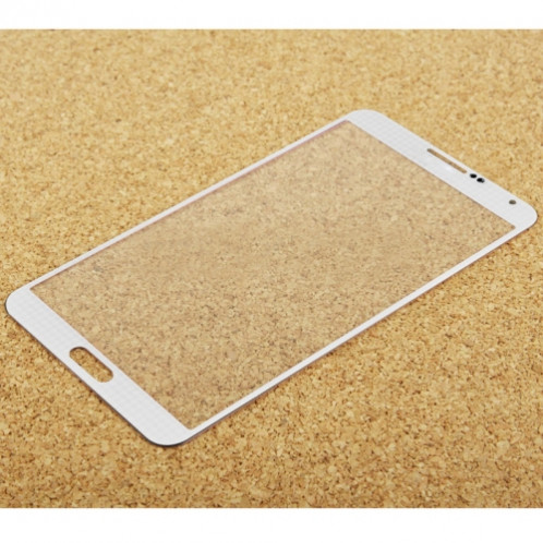 Pour Samsung Galaxy Note III / N9000 10pcs Lentille en verre extérieure de l'écran avant (Blanc) SH578W1210-05