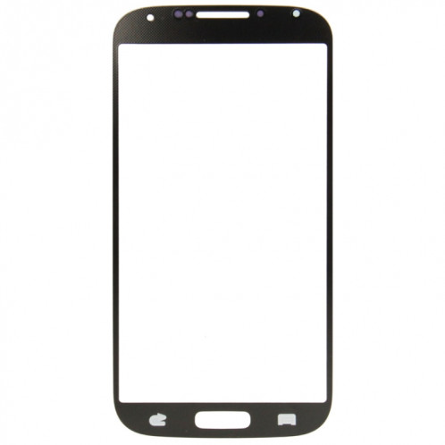 Pour Samsung Galaxy S IV / i9500 10pcs Lentille en verre extérieure de l'écran avant (Noir) SH80BL461-05