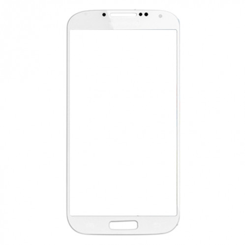 Pour Samsung Galaxy S IV / i9500 10pcs Lentille en verre extérieure de l'écran avant (Blanc) SH80WL1763-05