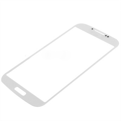 Pour Samsung Galaxy S IV / i9500 10pcs Lentille en verre extérieure de l'écran avant (Blanc) SH80WL1763-05