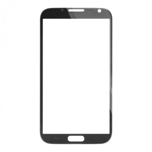 Pour Samsung Galaxy Note II / N7100 10pcs Lentille en verre extérieure de l'écran avant (Noir) SH81BL847-05