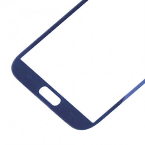 Pour Samsung Galaxy Note II / N7100 10pcs Lentille en verre extérieure de l'écran avant (Bleu) SH81LL1783-05
