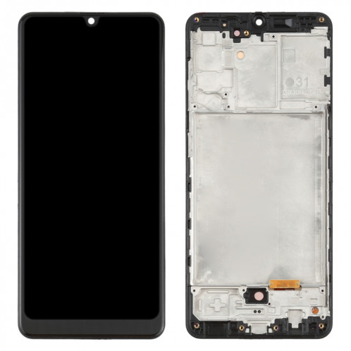 Écran LCD OLED pour Samsung Galaxy A31 SM-A315 (6,33 pouces) avec numériseur complet avec cadre (noir) SH586B1042-06