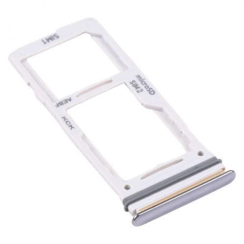 Pour Samsung Galaxy A52 SM-A525 Plateau de carte SIM + Plateau de carte SIM / Plateau de carte Micro SD (Argent) SH603S1726-04
