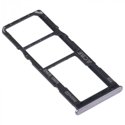 Pour Samsung Galaxy A32 SM-A325 Plateau de carte SIM + Plateau de carte SIM + Plateau de carte Micro SD (Noir) SH613B97-04
